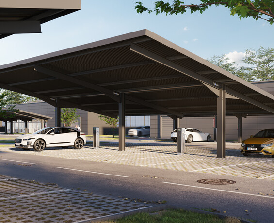 Solární carport Carporio T