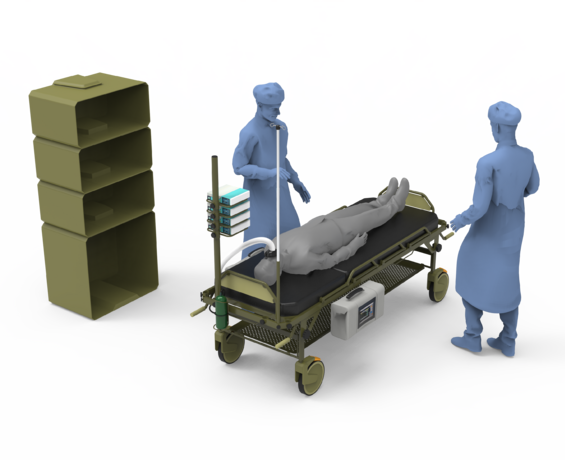 Hybridní polní lůžko HPL500 Hybridní polní lůžko HPL500