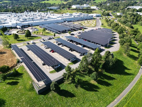 Největší solární carport v Česku